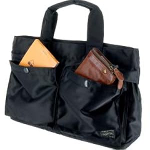 ポーター タンカー ミリタリー トートバッグ ブラック 大容量 肩掛け可能 TANKER(タンカー) TOTE BAG | 吉田カバンホームページ | YOSHIDA